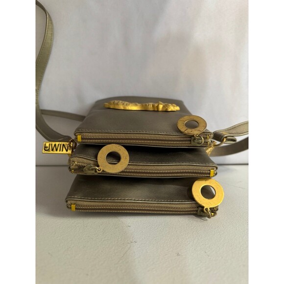 NIMA DARK GOLD MESH GOLDEN TIGER CROSSBODY MIRAGE SEIGFRIED & ROY 1990's - Picture 5 of 9